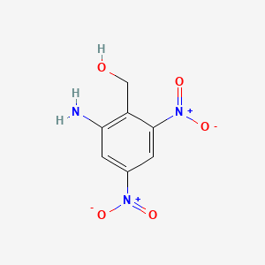 molecular formula C7H7N3O5 B1621419 2-Amino-4,6-dinitrobenzyl alcohol CAS No. 226711-13-3