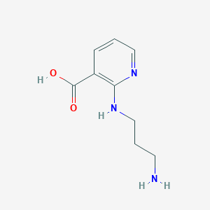 molecular formula C9H13N3O2 B1621429 2-(3-Amino-propylamino)-nicotinic acid CAS No. 904813-55-4