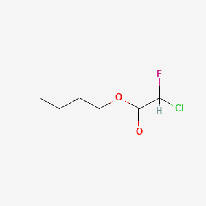 molecular formula C6H10ClFO2 B1621434 2-氯-2-氟乙酸丁酯 CAS No. 368-34-3