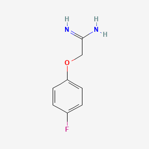 molecular formula C8H9FN2O B1621440 2-(4-Fluoro-phenoxy)-acetamidine CAS No. 284029-62-5