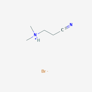 molecular formula C5H11BrN2 B1621444 (2-Cyanoethyl)(dimethyl)ammonium bromide CAS No. 253875-98-8