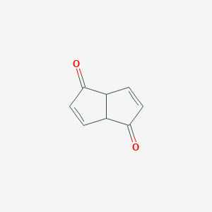 molecular formula C8H6O2 B1621446 3a,6a-Dihydropentalene-1,4-dione CAS No. 4945-71-5