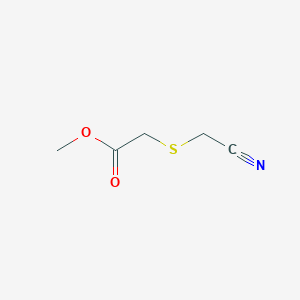 molecular formula C5H7NO2S B1621454 Methyl 2-[(cyanomethyl)thio]acetate CAS No. 52069-53-1
