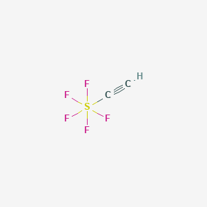 molecular formula C2HF5S B1621462 Ethynyl(pentafluoro)-$l^{6}-sulfane CAS No. 917-89-5