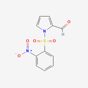 molecular formula C11H8N2O5S B1621469 1-[(2-Nitrophényl)sulfonyl]-1H-pyrrole-2-carbaldéhyde CAS No. 54254-38-5