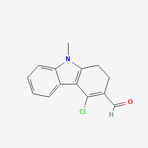 4-Chloro-9-methyl-2,9-dihydro-1H-carbazole-3-carbaldehyde