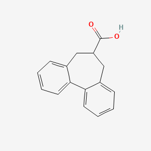 molecular formula C16H14O2 B1621475 6,7-dihydro-5H-dibenzo[a,c]cycloheptene-6-carboxylic acid CAS No. 42842-95-5