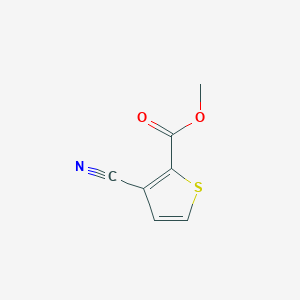 molecular formula C7H5NO2S B1621479 Methyl 3-cyanothiophene-2-carboxylate CAS No. 67808-31-5