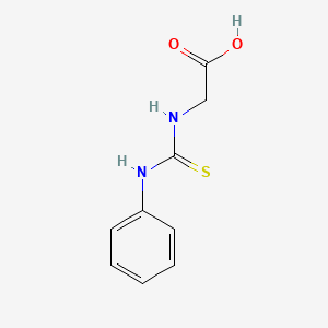molecular formula C9H10N2O2S B1621487 N-Phenyl-N'-carboxymethylthiourea CAS No. 2215-20-5