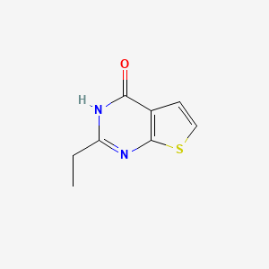 molecular formula C8H8N2OS B1621500 2-Ethylthieno[2,3-d]pyrimidin-4-ol CAS No. 56844-39-4