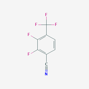 molecular formula C8H2F5N B1621507 2,3-二氟-4-(三氟甲基)苯甲腈 CAS No. 240122-24-1
