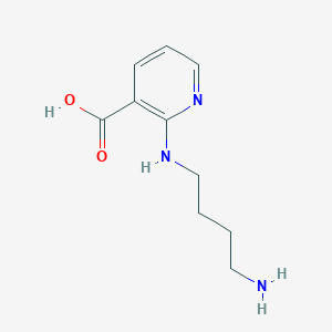molecular formula C10H15N3O2 B1621540 2-(4-aminobutylamino)pyridine-3-carboxylic Acid CAS No. 904813-60-1