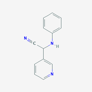 molecular formula C13H11N3 B1621542 苯氨基吡啶-3-基乙腈 CAS No. 904813-91-8