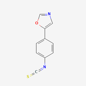 molecular formula C10H6N2OS B1621560 5-(4-Isothiocyanatophenyl)-1,3-oxazole CAS No. 321309-41-5