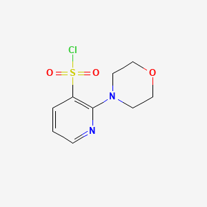 molecular formula C9H11ClN2O3S B1621562 2-(Morpholin-4-yl)pyridine-3-sulfonyl chloride CAS No. 465514-17-4