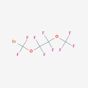 molecular formula C4BrF9O2 B1621567 1-[Bromo(difluoro)methoxy]-1,1,2,2-tetrafluoro-2-(trifluoromethoxy)ethane CAS No. 87136-78-5