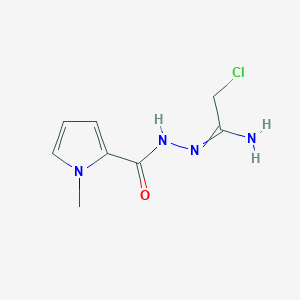 N'1-[(1-methyl-1H-pyrrol-2-yl)carbonyl]-2-chloroethanehydrazonamide