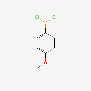 molecular formula C7H7Cl2OP B1621586 Dichloro-4-methoxyphenylphosphine CAS No. 19909-85-4