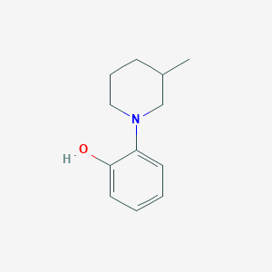 molecular formula C12H17NO B1621589 2-(3-甲基哌啶-1-基)酚 CAS No. 78864-00-3