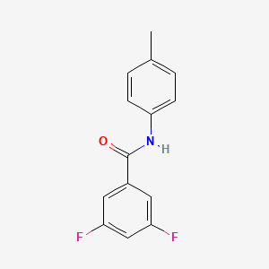 B1621631 3,5-difluoro-N-(4-methylphenyl)benzamide CAS No. 746609-38-1