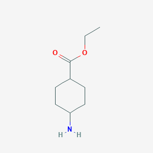 molecular formula C9H17NO2 B162165 Ethyl 4-aminocyclohexanecarboxylate CAS No. 1678-68-8