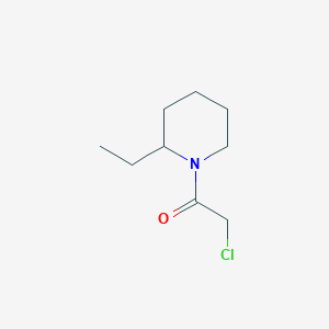 molecular formula C9H16ClNO B1621682 2-氯-1-(2-乙基哌啶-1-基)乙酮 CAS No. 76395-72-7
