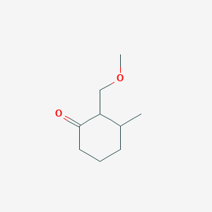 molecular formula C9H16O2 B1621685 2-Methoxymethyl-3-methylcyclohexan-1-one CAS No. 219312-93-3
