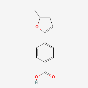 molecular formula C12H10O3 B1621686 4-(5-methyl-2-furyl)benzoic Acid CAS No. 53782-63-1