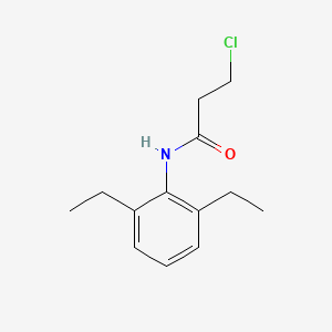 molecular formula C13H18ClNO B1621689 3-chloro-N-(2,6-diethylphenyl)propanamide CAS No. 544423-20-3