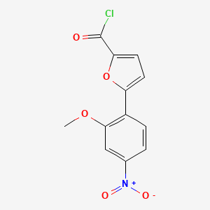 molecular formula C12H8ClNO5 B1621696 5-(2-Methoxy-4-nitrophenyl)furan-2-carbonyl chloride CAS No. 443123-41-9