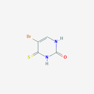 molecular formula C4H3BrN2OS B1621697 5-Bromo-4-sulfanylidene-3,4-dihydropyrimidin-2(1H)-one CAS No. 72812-45-4