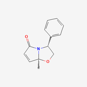 (3R-cis)-(-)-2,3-Dihydro-7a-methyl-3-phenylpyrrolo[2,1-b]oxazol-5(7aH)-one