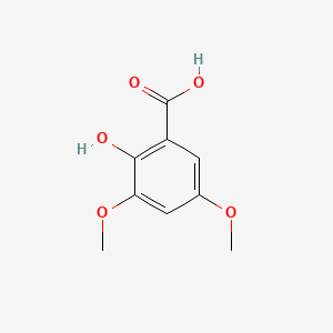molecular formula C9H10O5 B1621738 3,5-Dimethoxysalicylic acid CAS No. 61637-60-3