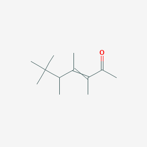 molecular formula C12H22O B1621747 3,4,5,6,6-Pentamethylhept-3-en-2-one CAS No. 86115-11-9