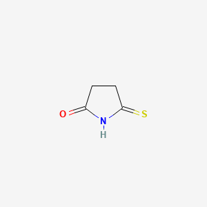 molecular formula C4H5NOS B1621763 Succinimide, thio- CAS No. 4166-00-1