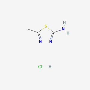molecular formula C3H6ClN3S B1621767 2-Amino-5-methyl-1,3,4-thiadiazole hydrochloride CAS No. 57772-19-7