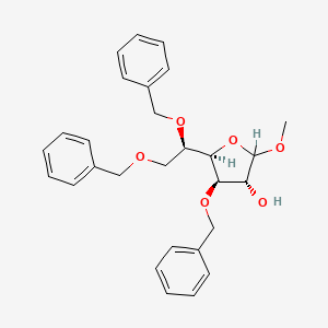 molecular formula C28H32O6 B1621768 Mebenoside CAS No. 55902-93-7