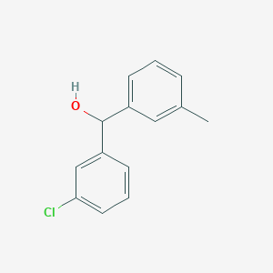 molecular formula C14H13ClO B1621779 3-Chloro-3'-methylbenzhydrol CAS No. 842140-72-1