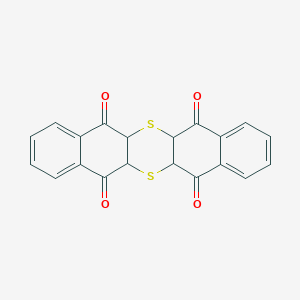 molecular formula C20H12O4S2 B1621796 5a,6a,12a,13a-Tetrahydro-dibenzo[b,i]thianthrene-5,7,12,14-tetrone CAS No. 229949-64-8