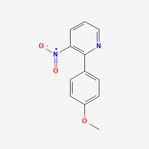 molecular formula C12H10N2O3 B1621799 2-(4-Methoxyphenyl)-3-nitropyridine CAS No. 182925-45-7