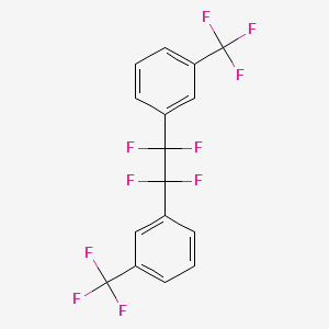 molecular formula C16H8F10 B1621802 1,1'-(1,1,2,2-四氟乙烷-1,2-二基)双[3-(三氟甲基)苯] CAS No. 287172-67-2