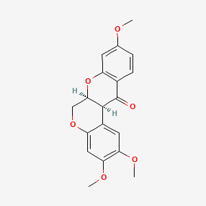 molecular formula C19H18O6 B1621815 Mundoserone CAS No. 3564-85-0