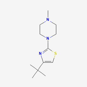 molecular formula C12H21N3S B1621821 Tebatizole CAS No. 54147-28-3