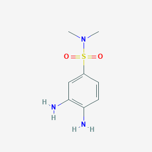 molecular formula C8H13N3O2S B1621828 3,4-二氨基-N,N-二甲基苯磺酰胺 CAS No. 57824-30-3