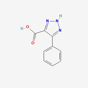 molecular formula C9H7N3O2 B1621829 5-苯基-1H-1,2,3-三唑-4-羧酸 CAS No. 830-78-4
