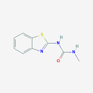 molecular formula C9H9N3OS B162183 苯并噻唑尿素 CAS No. 1929-88-0