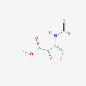 molecular formula C7H7NO3S B1621848 4-甲酰胺基噻吩-3-甲酸甲酯 CAS No. 53826-78-1