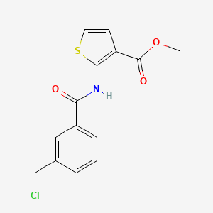 molecular formula C14H12ClNO3S B1621850 Methyl 2-([3-(Chloromethyl)Benzoyl]Amino)Thiophene-3-Carboxylate CAS No. 648859-85-2