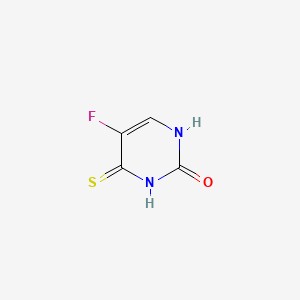 molecular formula C4H3FN2OS B1621857 5-Fluoro-4-mercapto-2-hydroxypyrimidine CAS No. 671-41-0