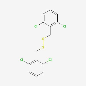 molecular formula C14H10Cl4S2 B1621861 1,2-Bis(2,6-dichlorobenzyl)disulfane CAS No. 5219-69-2